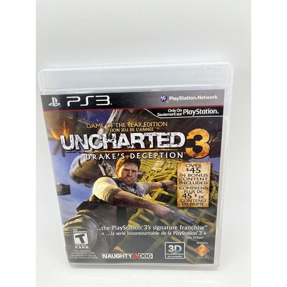 Uncharted 3: Drake's Deception - Game of the Year Edition (Sony PlayStation 3) - Picture 1 of 6